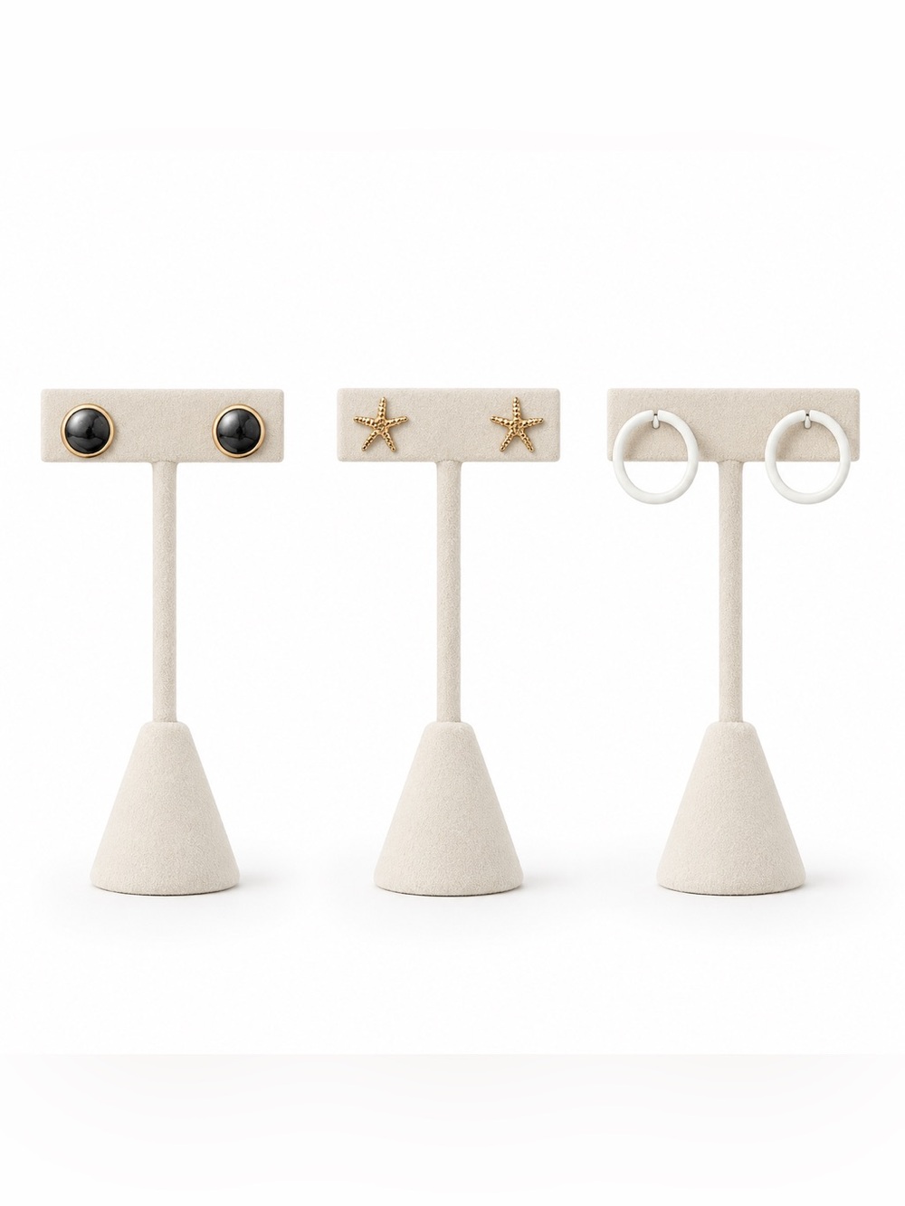 Set of 3 Pairs of stud earrings NWT